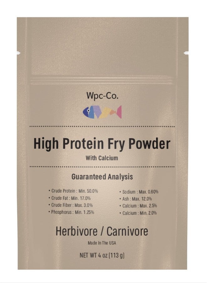 Wpc-Co. Baby Fish Food - Aquarium Fish Fry Food High in Protein - Tropical Fry Food with Calcium - Powdered Food for Omnivore and Carnivore Newborn Fish, Shrimp and Snails - Image 2